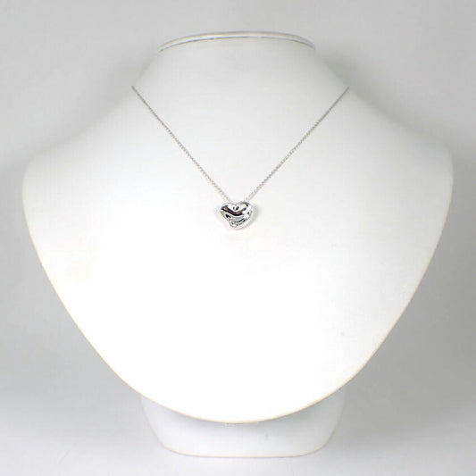 【中古】TIFFANY/ティファニー 925 カーブドハート ペンダント/ネックレス/j111-88