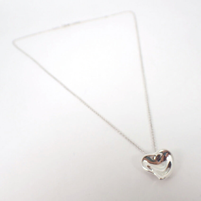 【中古】TIFFANY/ティファニー 925 カーブドハート ペンダント/ネックレス/j111-88