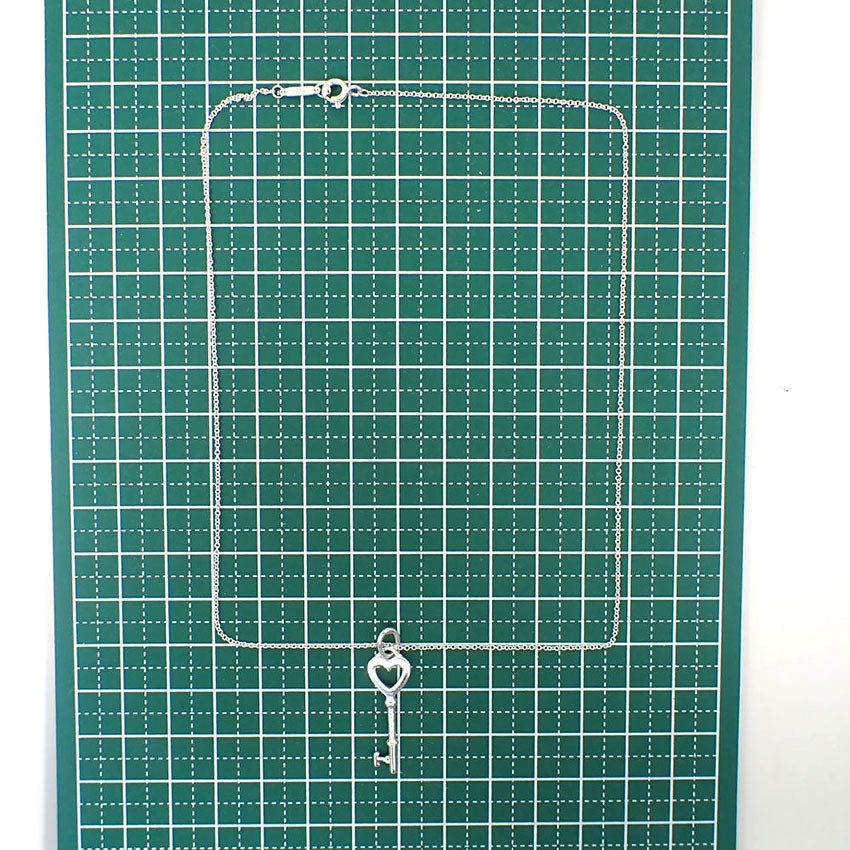 【中古】TIFFANY/ティファニー 925 ハートキー ペンダント/ネックレス/j111-89