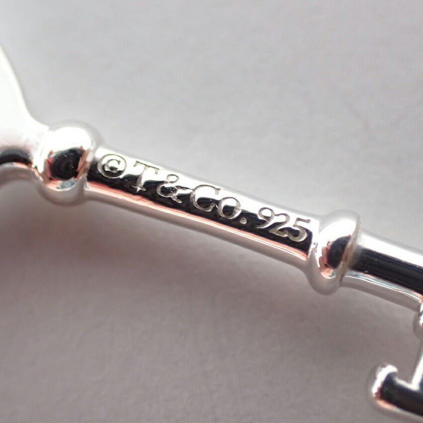 【中古】TIFFANY/ティファニー 925 ハートキー ペンダント/ネックレス/j111-89