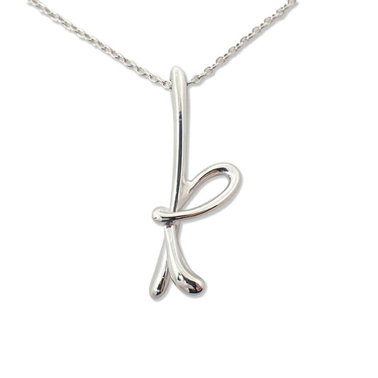 【中古】TIFFANY/ティファニー 925 イニシャル/K ペンダント/ネックレス/j112-2
