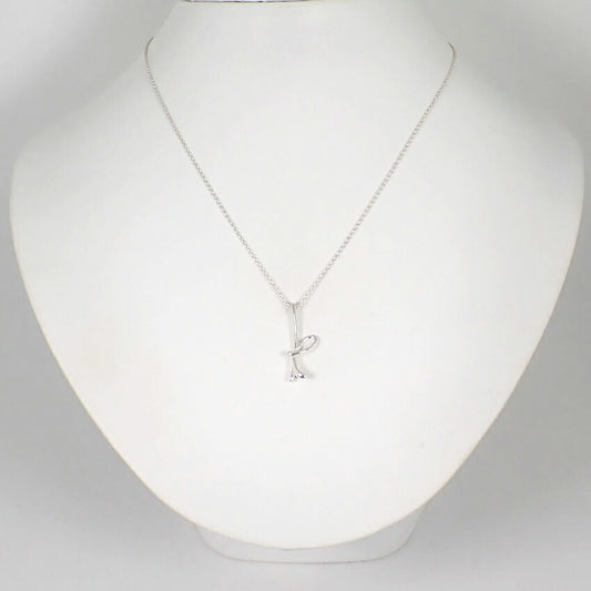 【中古】TIFFANY/ティファニー 925 イニシャル/K ペンダント/ネックレス/j112-2