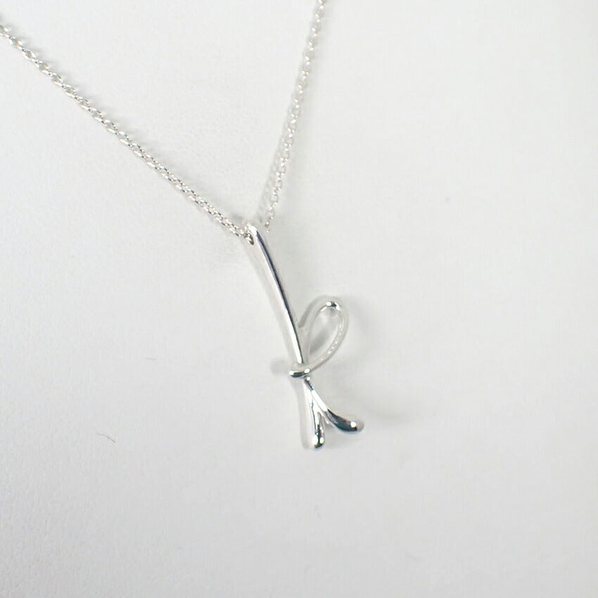【中古】TIFFANY/ティファニー 925 イニシャル/K ペンダント/ネックレス/j112-2