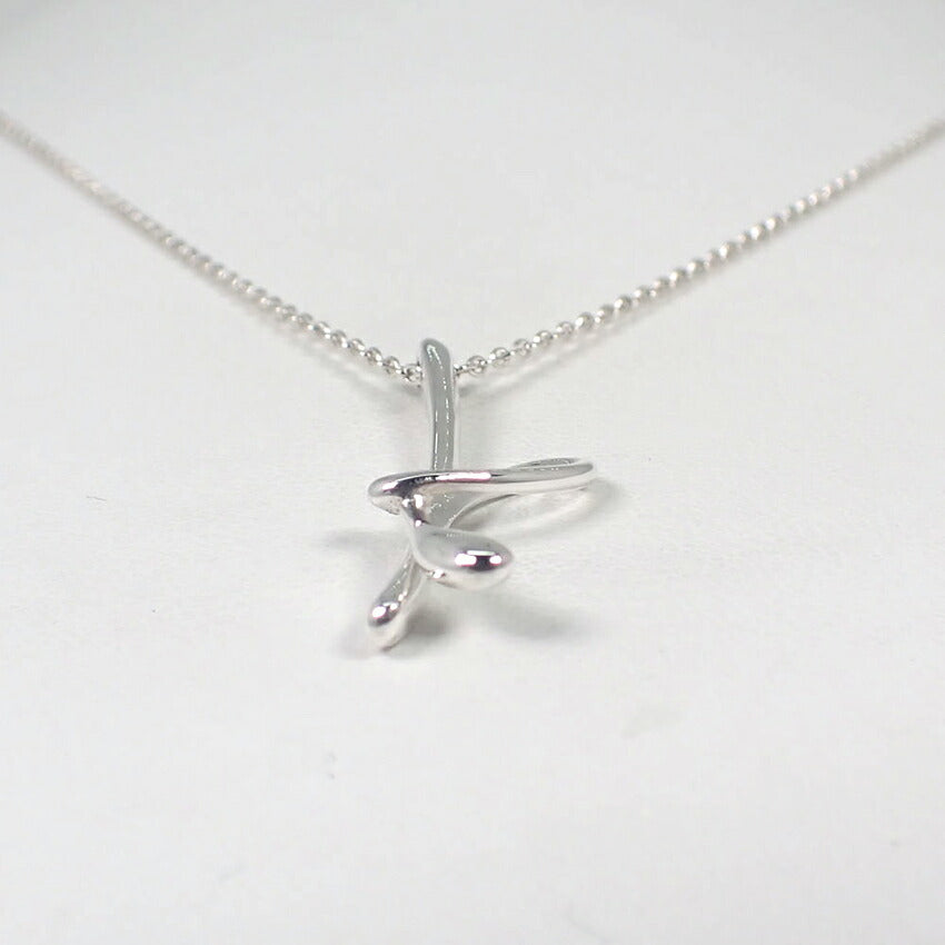 【中古】TIFFANY/ティファニー 925 イニシャル/K ペンダント/ネックレス/j112-2