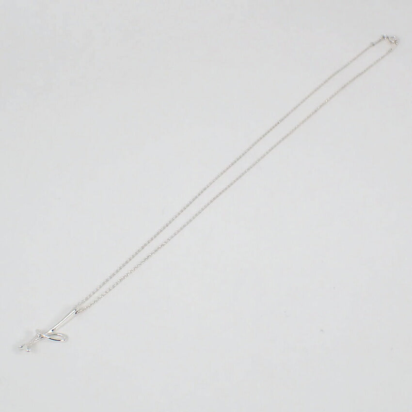 【中古】TIFFANY/ティファニー 925 イニシャル/K ペンダント/ネックレス/j112-2