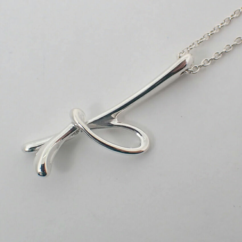 【中古】TIFFANY/ティファニー 925 イニシャル/K ペンダント/ネックレス/j112-2