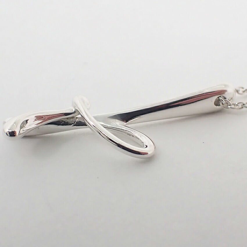 【中古】TIFFANY/ティファニー 925 イニシャル/K ペンダント/ネックレス/j112-2