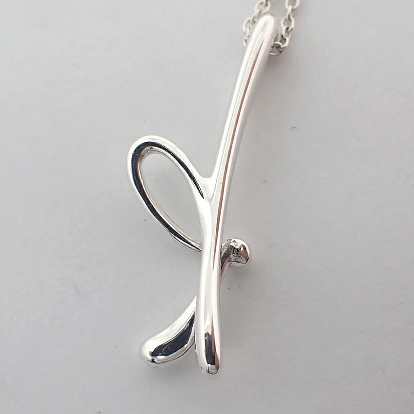 【中古】TIFFANY/ティファニー 925 イニシャル/K ペンダント/ネックレス/j112-2