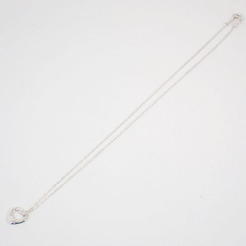 【中古】TIFFANY/ティファニー 925 オープンハート ペンダント/ネックレス/j112-3