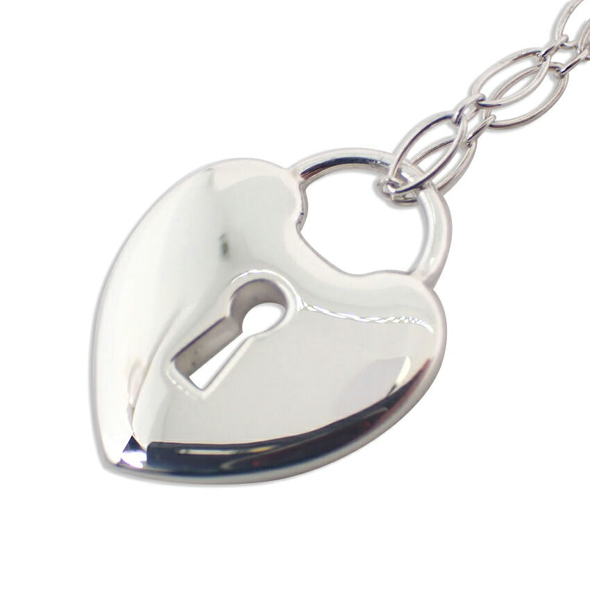 【中古】TIFFANY/ティファニー 925 キーホール ハート ペンダント/ネックレス/j112-5