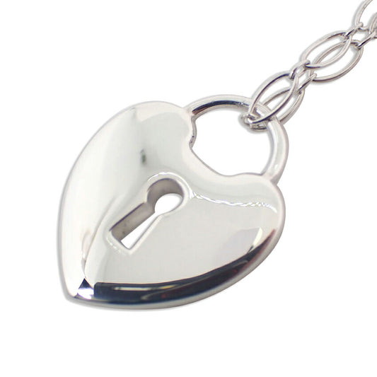 【中古】TIFFANY/ティファニー 925 キーホール ハート ペンダント/ネックレス/j112-5