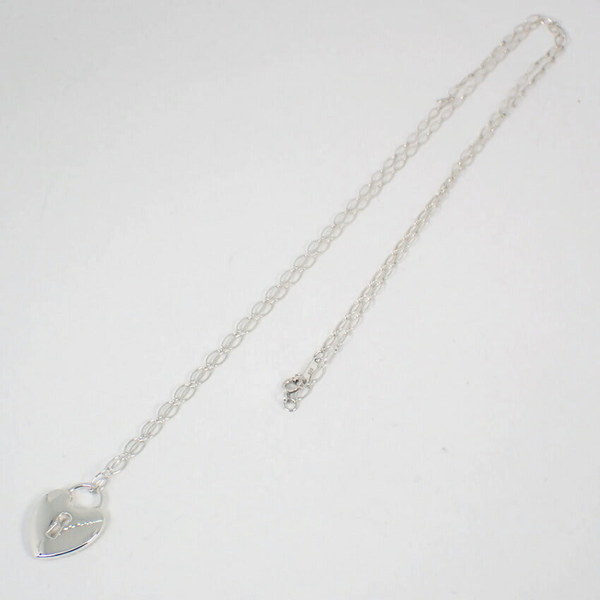 【中古】TIFFANY/ティファニー 925 キーホール ハート ペンダント/ネックレス/j112-5