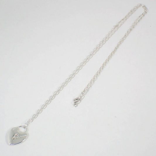 【中古】TIFFANY/ティファニー 925 キーホール ハート ペンダント/ネックレス/j112-5