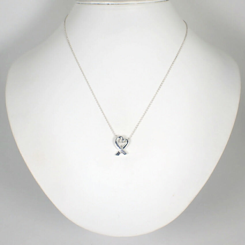 【中古】TIFFANY/ティファニー 925 ラビングハート ペンダント/ネックレス/j113-6