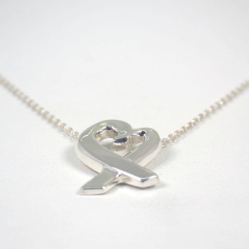 【中古】TIFFANY/ティファニー 925 ラビングハート ペンダント/ネックレス/j113-6