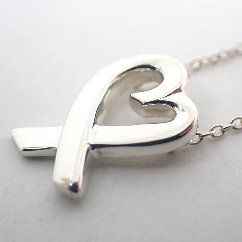 【中古】TIFFANY/ティファニー 925 ラビングハート ペンダント/ネックレス/j113-6