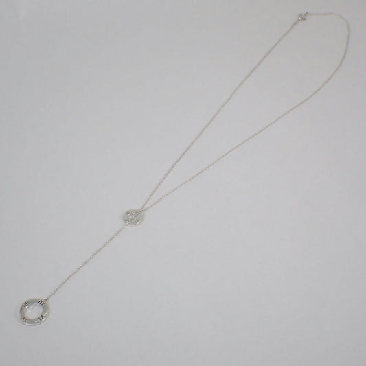 【中古】TIFFANY/ティファニー 925 オープンアトラス サークル ラリエット ペンダント/ネックレス/j113-7