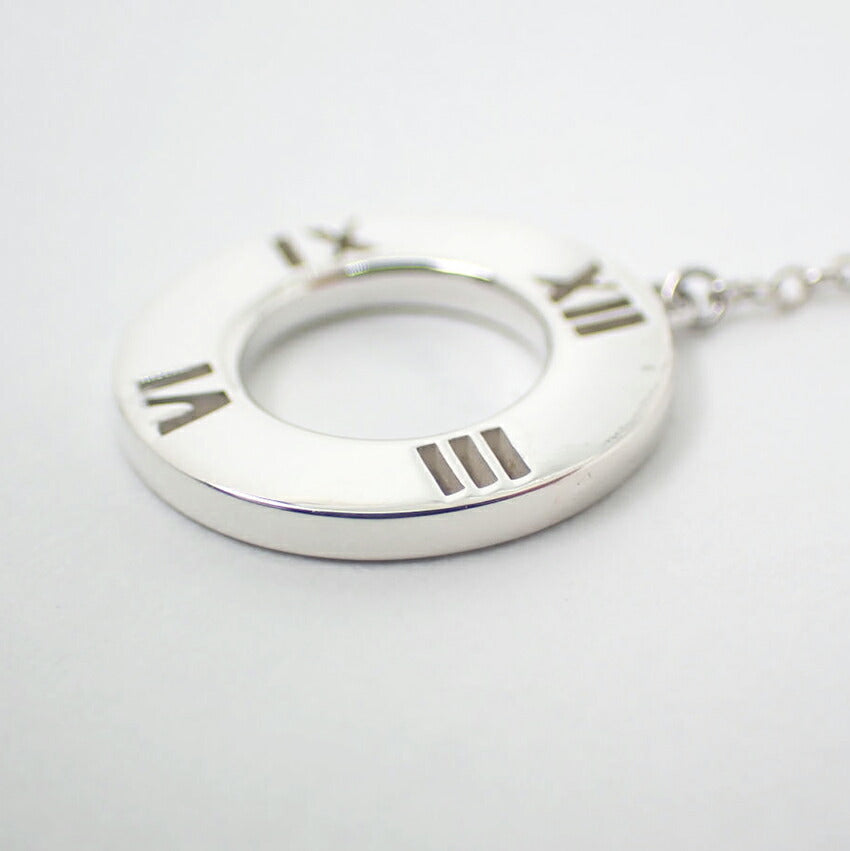 【中古】TIFFANY/ティファニー 925 オープンアトラス サークル ラリエット ペンダント/ネックレス/j113-7