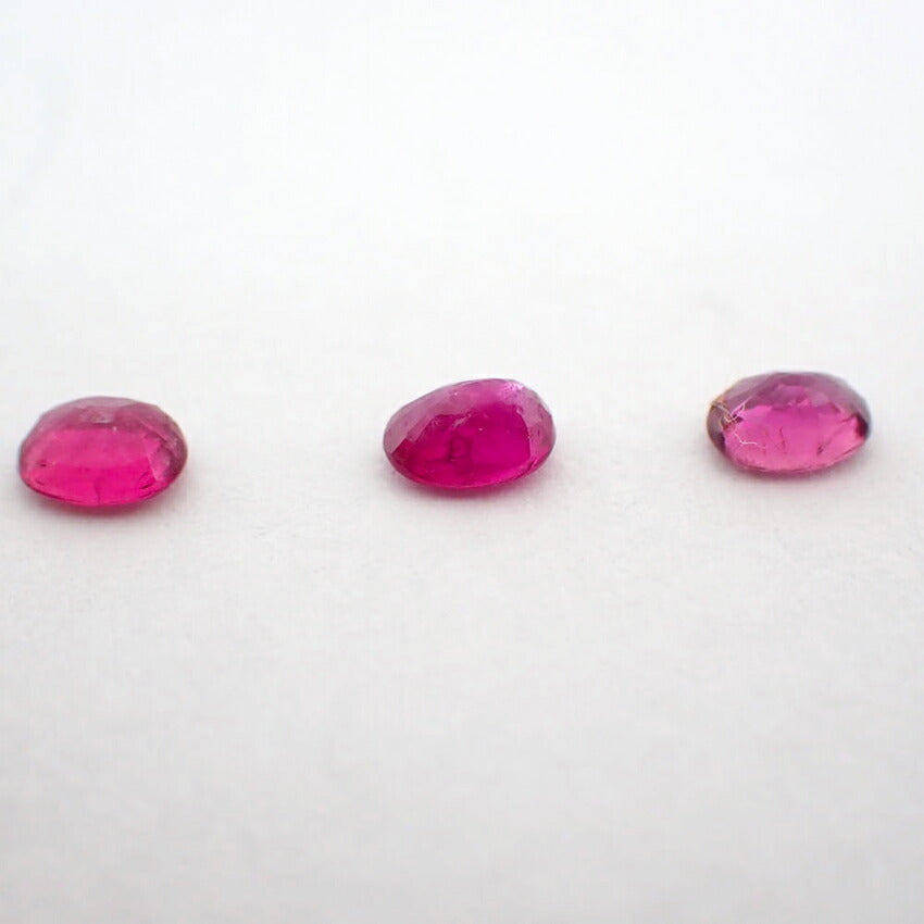 天然ルビー ルース 5PC 合計約1.50ct/j115-71
