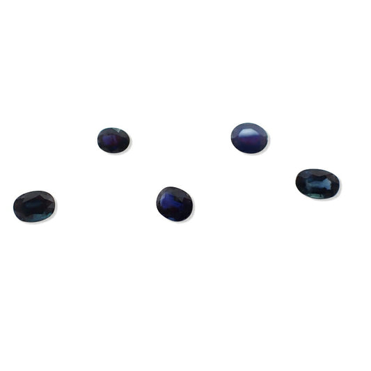天然サファイア ルース 5PC 合計約2.83ct/j115-73