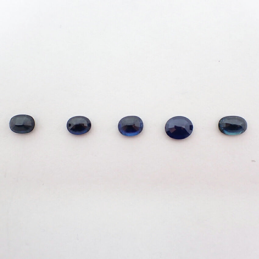 天然サファイア ルース 5PC 合計約2.83ct/j115-73