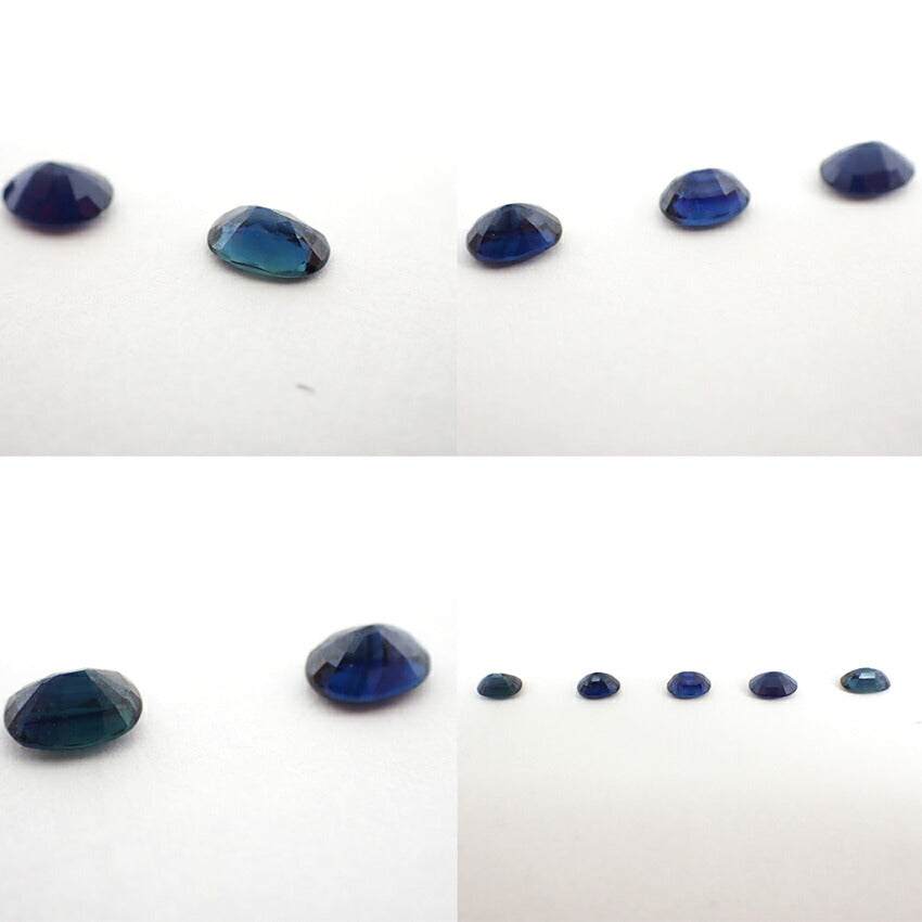 天然サファイア ルース 5PC 合計約2.83ct/j115-73