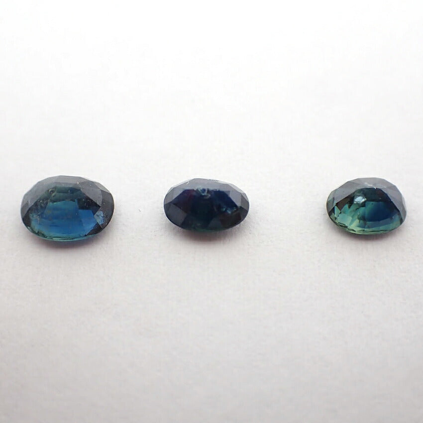 天然サファイア ルース 5PC 合計約3.68ct/j115-74