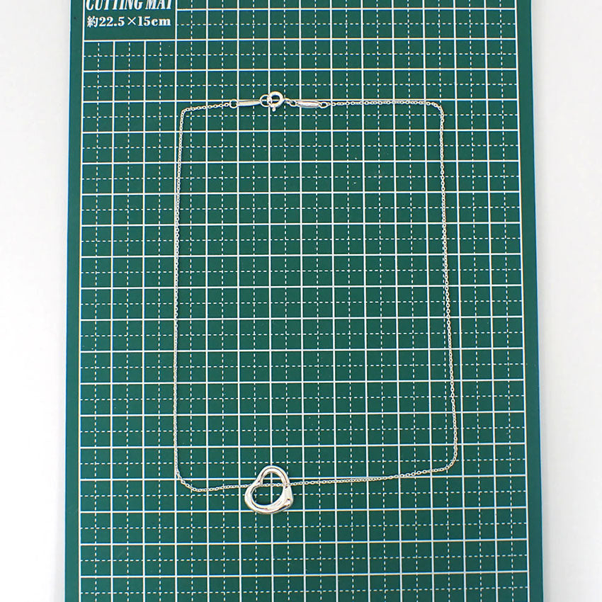 【中古】TIFFANY/ティファニー 925 オープンハート ペンダント/ネックレス/j115-78