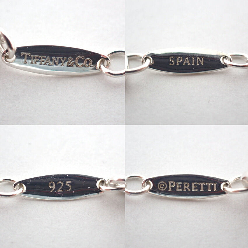 【中古】TIFFANY/ティファニー 925 オープンハート ペンダント/ネックレス/j115-78