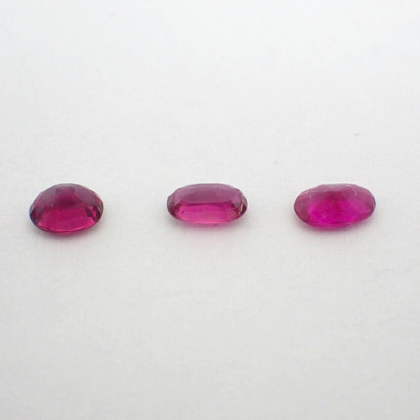 天然ルビー ルース 5PC 合計約1.31ct/j115-79