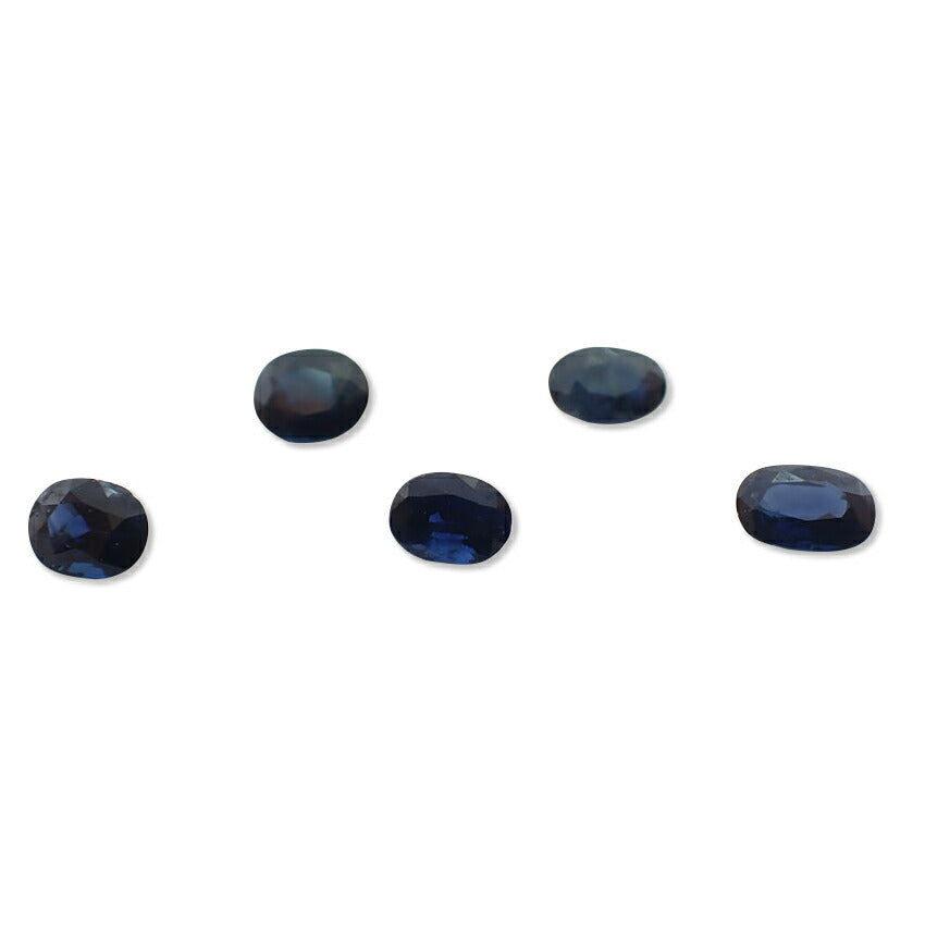 天然サファイア ルース 5PC 合計約3.23ct/j115-81
