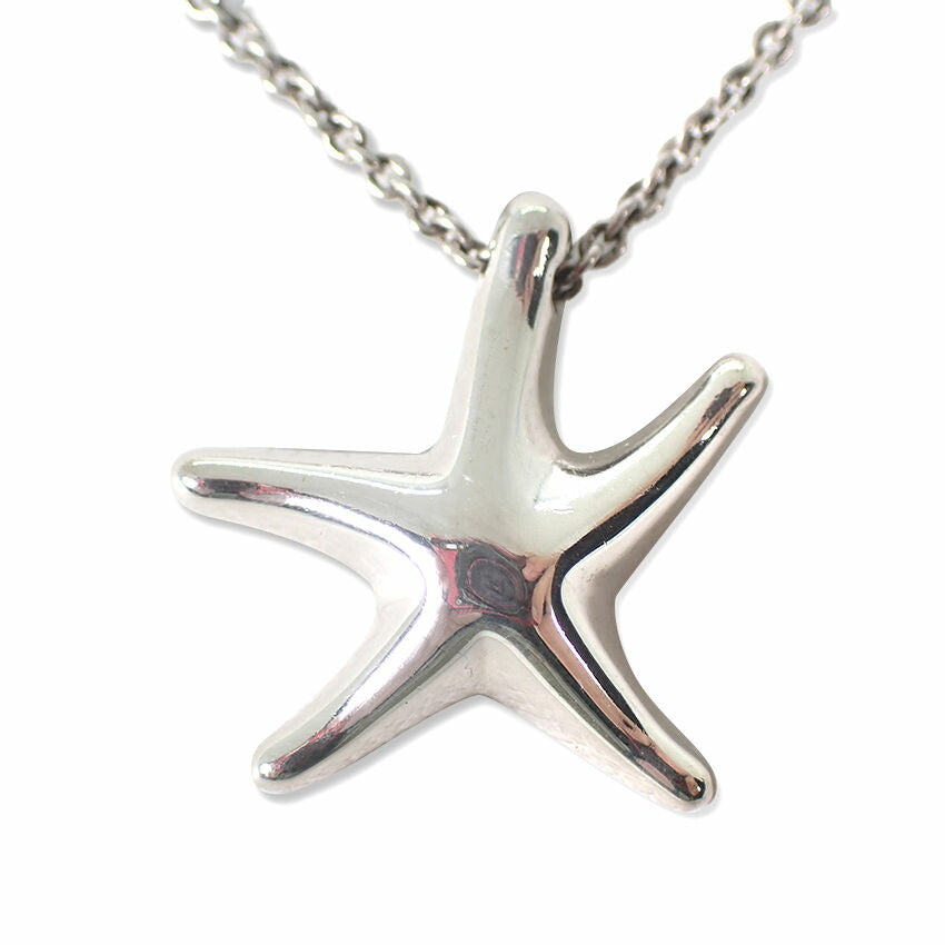 【中古】TIFFANY/ティファニー 925 スターフィッシュ ペンダント/ネックレス/j116-1