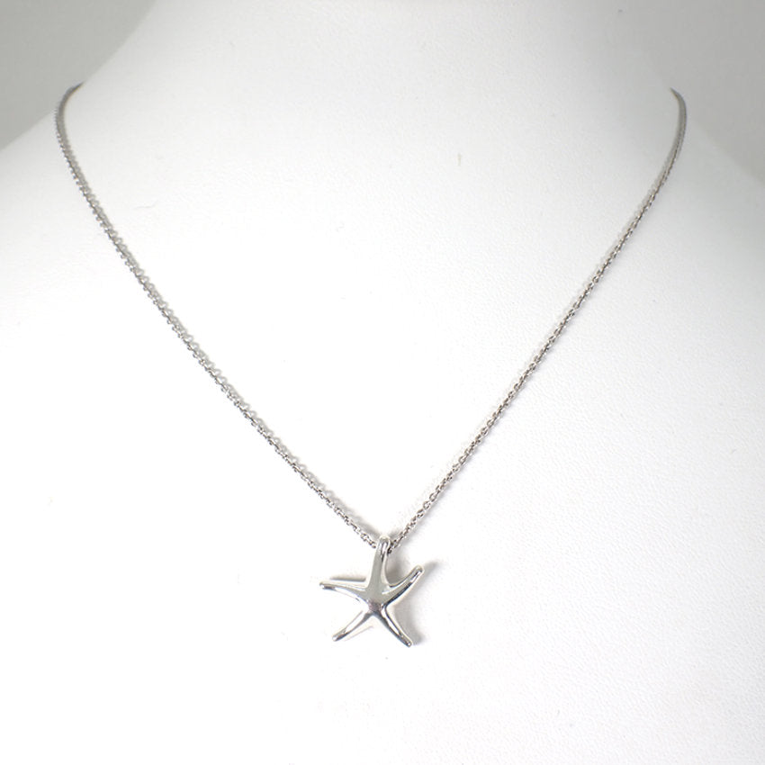 【中古】TIFFANY/ティファニー 925 スターフィッシュ ペンダント/ネックレス/j116-1