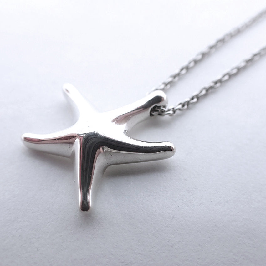 【中古】TIFFANY/ティファニー 925 スターフィッシュ ペンダント/ネックレス/j116-1
