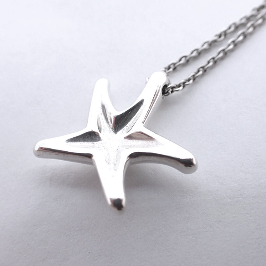 【中古】TIFFANY/ティファニー 925 スターフィッシュ ペンダント/ネックレス/j116-1