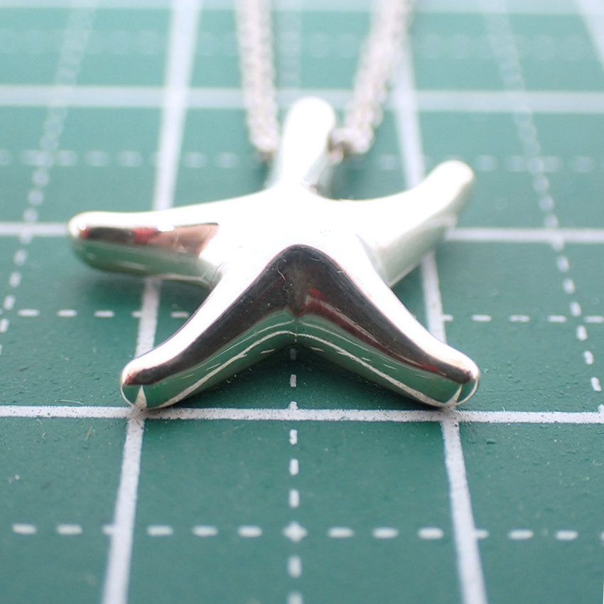 【中古】TIFFANY/ティファニー 925 スターフィッシュ ペンダント/ネックレス/j116-1