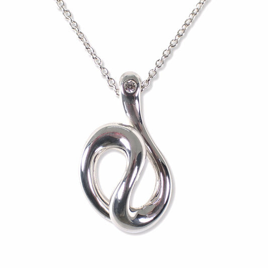 【中古】TIFFANY/ティファニー 925 オープンウェーブ ペンダント/ネックレス/j116-2