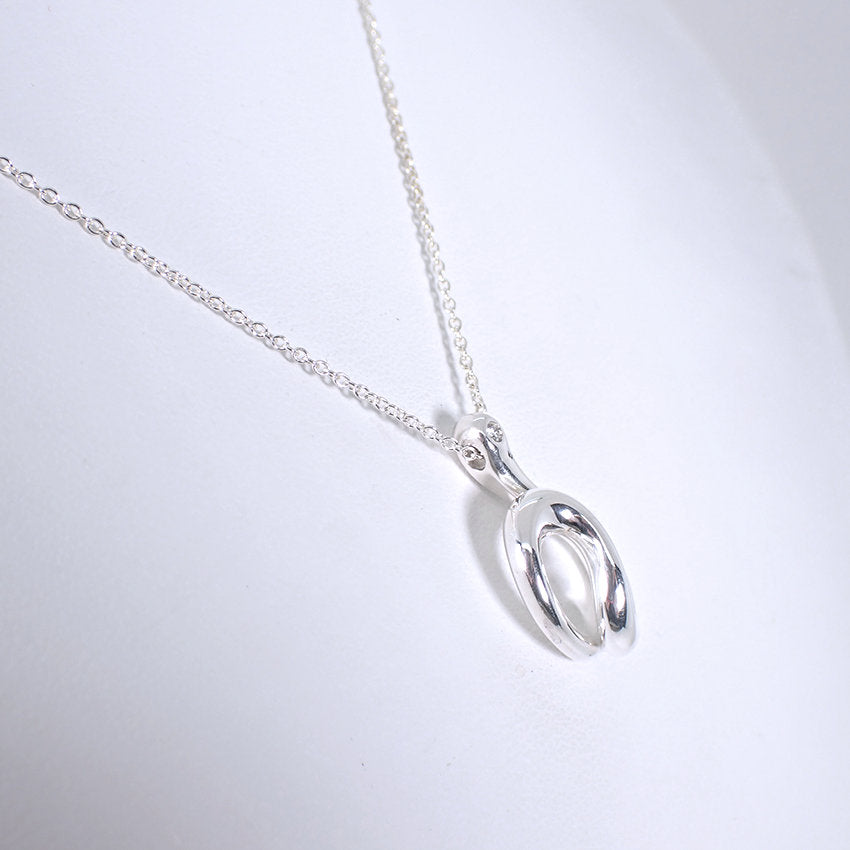 【中古】TIFFANY/ティファニー 925 オープンウェーブ ペンダント/ネックレス/j116-2