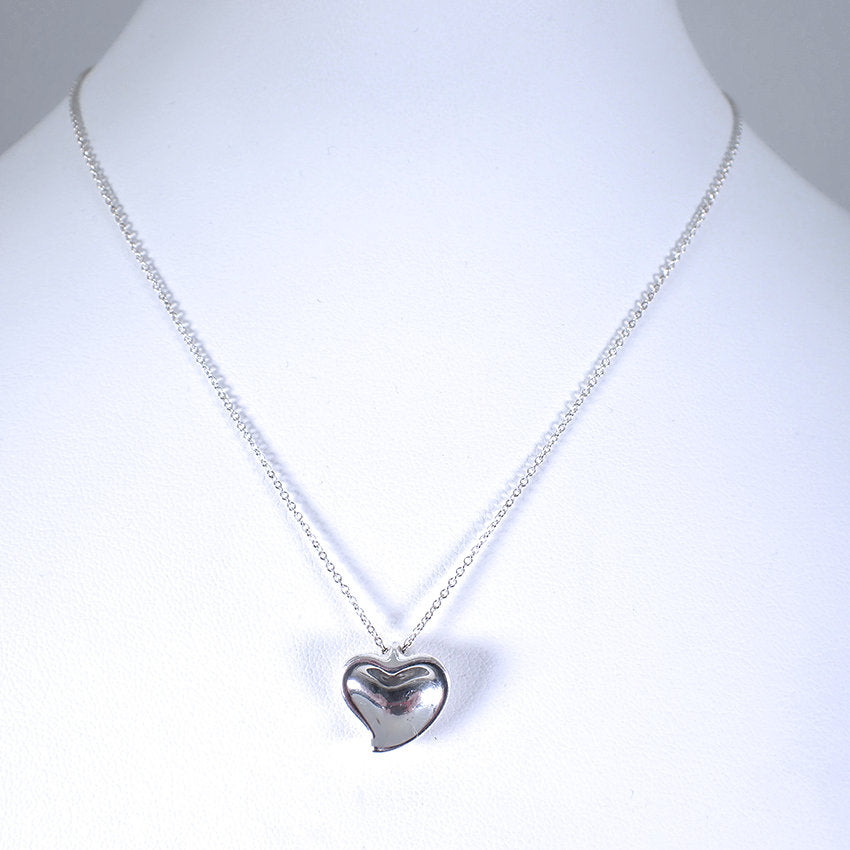 【中古】TIFFANY/ティファニー 925 フルハート ペンダント/ネックレス/j116-5