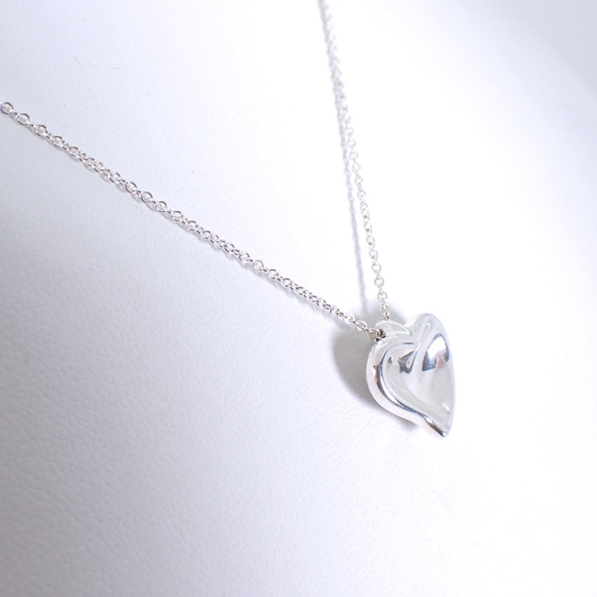 【中古】TIFFANY/ティファニー 925 フルハート ペンダント/ネックレス/j116-5