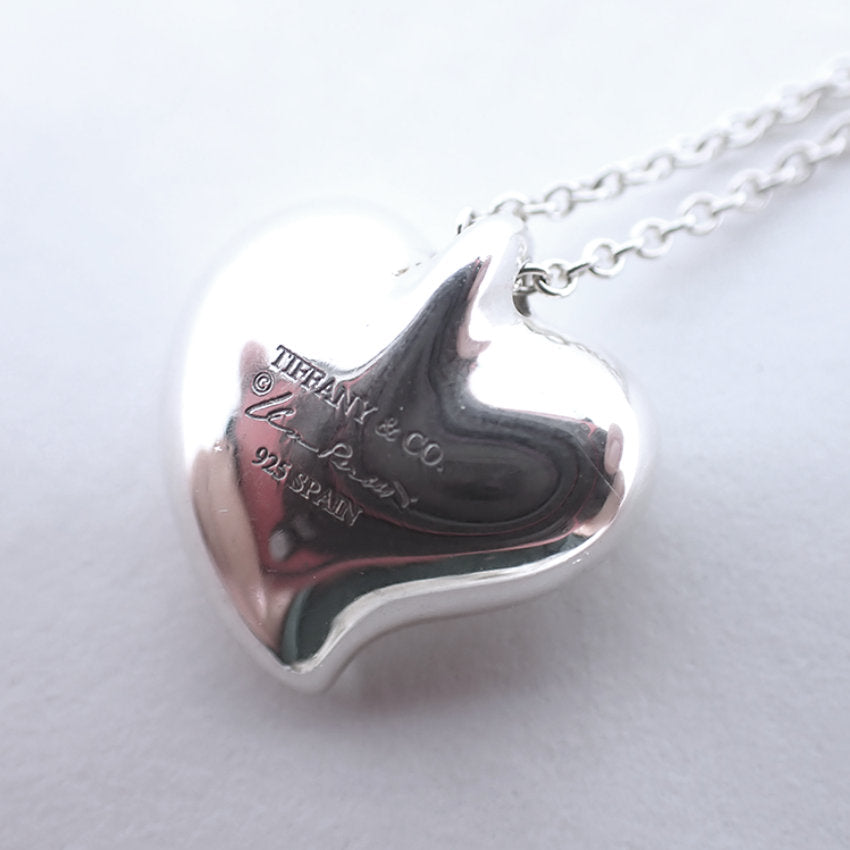 【中古】TIFFANY/ティファニー 925 フルハート ペンダント/ネックレス/j116-5
