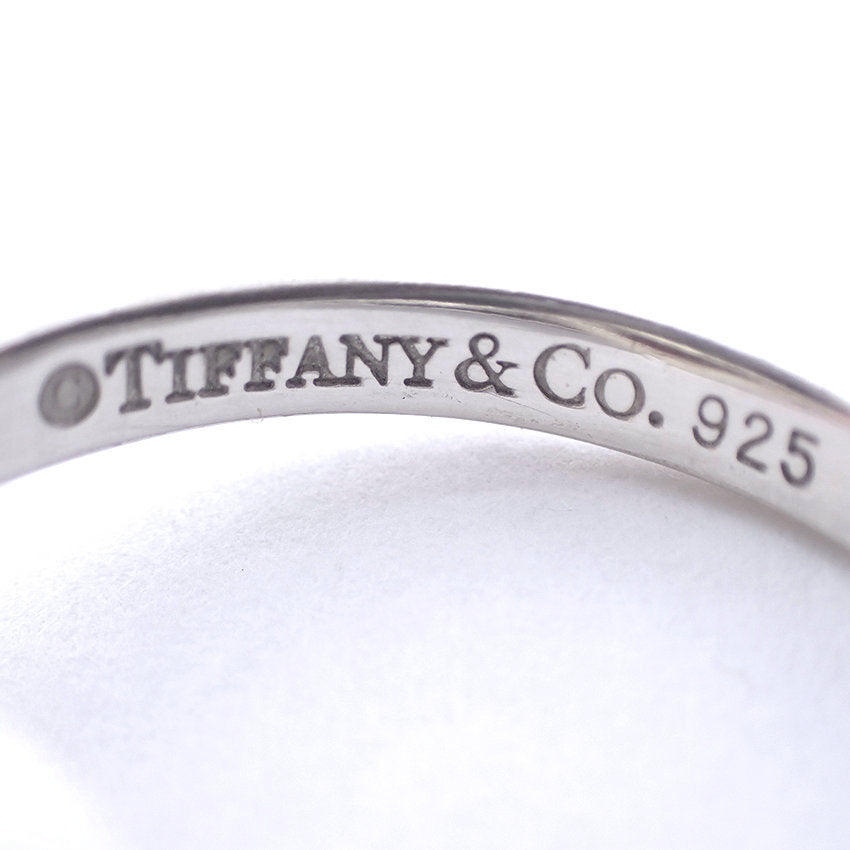 【中古】TIFFANY/ティファニー 925/750 オープンハート リング /9号/j116-7