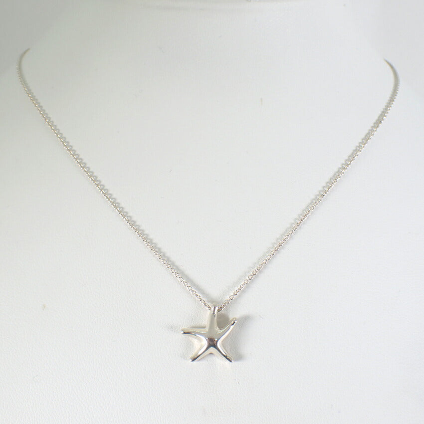 【中古】TIFFANY/ティファニー 925 スターフィッシュ ペンダント/ネックレス/j116-8