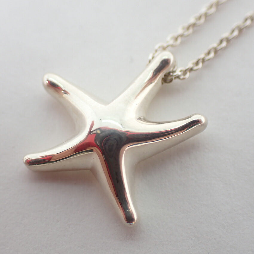 【中古】TIFFANY/ティファニー 925 スターフィッシュ ペンダント/ネックレス/j116-8