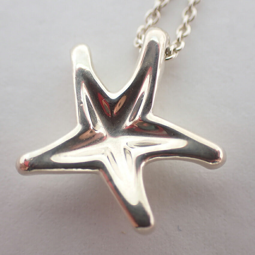 【中古】TIFFANY/ティファニー 925 スターフィッシュ ペンダント/ネックレス/j116-8