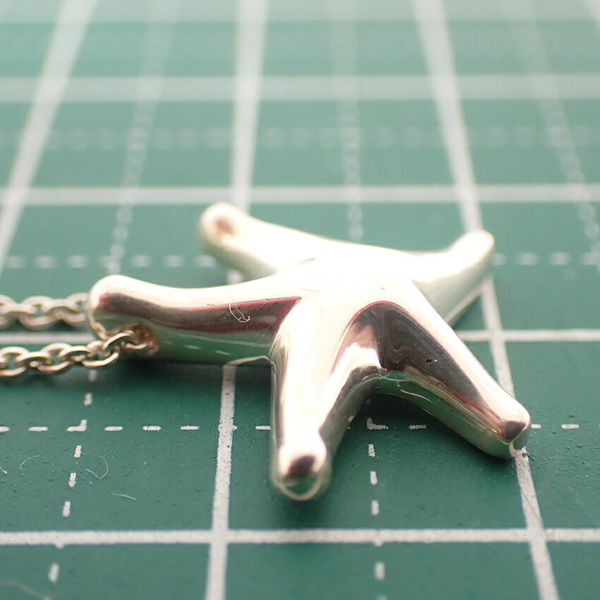 【中古】TIFFANY/ティファニー 925 スターフィッシュ ペンダント/ネックレス/j116-8