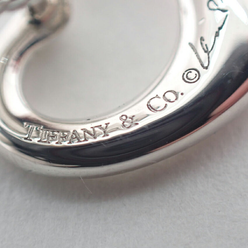 【中古】TIFFANY/ティファニー 925 オープンハート ピアス/j117-4