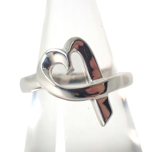 【中古】TIFFANY/ティファニー 925 ラビングハート リング/9号/j117-8