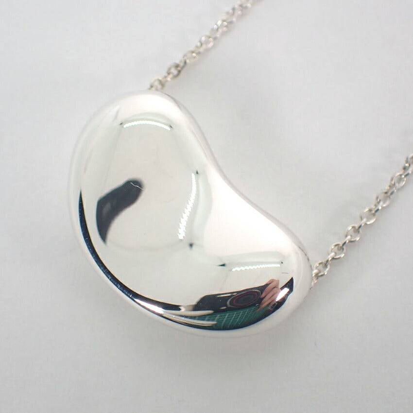 【中古】TIFFANY/ティファニー 925 ビーン ペンダント/ネックレス/j118-9
