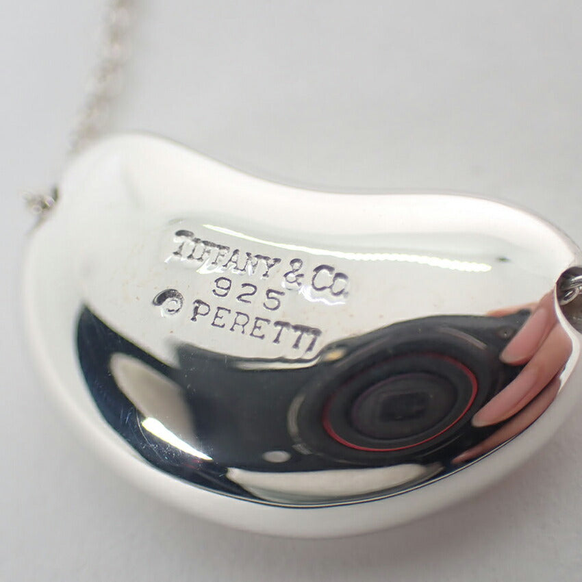 【中古】TIFFANY/ティファニー 925 ビーン ペンダント/ネックレス/j118-9